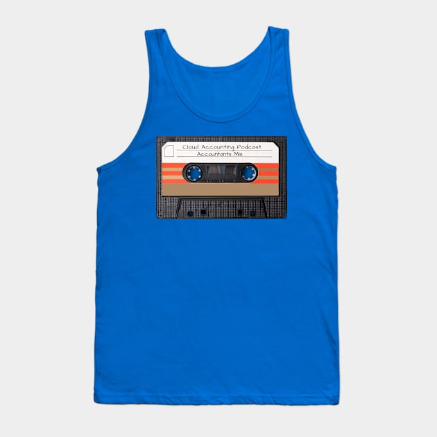 Accountants Mix Tape Tank Top by Cloud Accounting Podcast